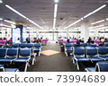 Passenger seat in terminal airport  73994689