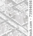 New isometric city vector & W 73994698
