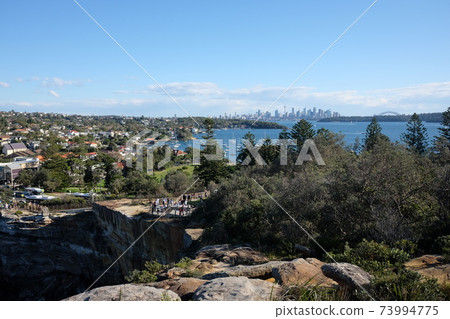 The highlight of Sydney Harbor, the most beautiful natural port in the world, The Gap 73994775