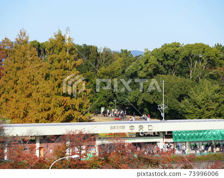 大阪吹田博覽公園博覽公園中央出口(深秋) 大阪吹田博覽公園博覽公園中央出口(深秋) 73996006