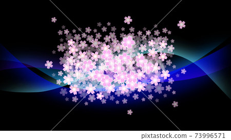 Cherry blossom illustration 8K size Cherry blossom illustration 8K size 73996571