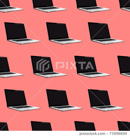 Many laptop computers seamless texture isometric pattern Many laptop computers seamless texture isometric pattern 73996694