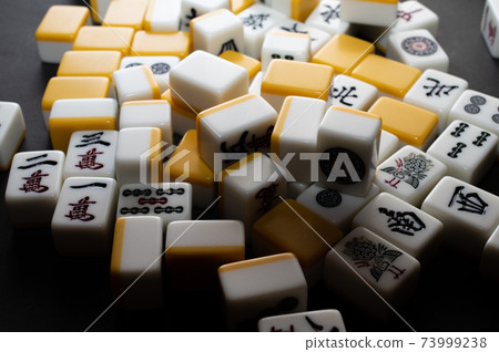 A jumbled mahjong tile 73999238