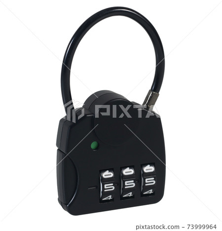 small padlock with password isolated on white small padlock with password isolated on white 73999964