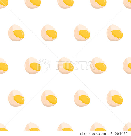 Egg yellow seamless pattern.-插圖素材 [74001481] - PIXTA圖庫