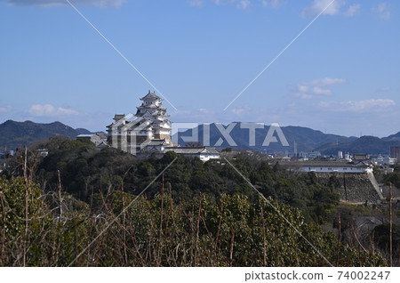 從姬福寺公園-姬路看的姬路城,日本 從姬福寺公園-姬路看的姬路城,日本 74002247