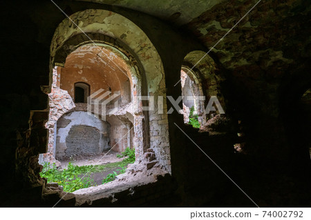 Abandoned Military Tarakaniv Fort (other names - Dubno Fort, New Dubna Fortress) - a defensive structure, an architectural monument of 19th century, Tarakaniv, Rivne region, Ukraine. Abandoned Military Tarakaniv Fort (other names - Dubno Fort, New Dubna Fortress) - a defensive structure, an architectural monument of 19th century, Tarakaniv, Rivne region, Ukraine. 74002792
