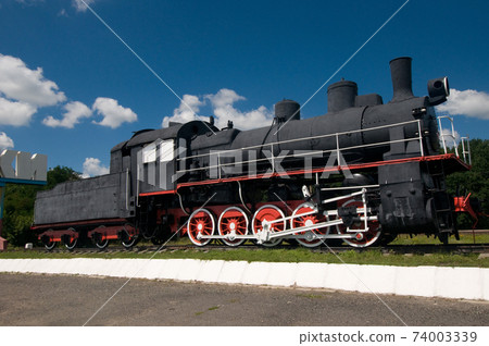 Old locomotive (engine) in Piatykhatky Old locomotive (engine) in Piatykhatky 74003339