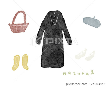 Individual fashion illustration - Stock Illustration [74003445] - PIXTA