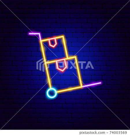 Cargo Box Neon Sign 74003569