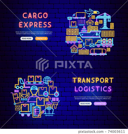 Cargo Neon Banners Cargo Neon Banners 74003611