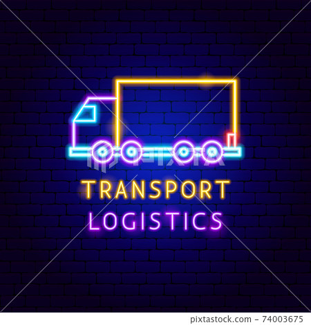 Transport Logistics Neon Label 74003675