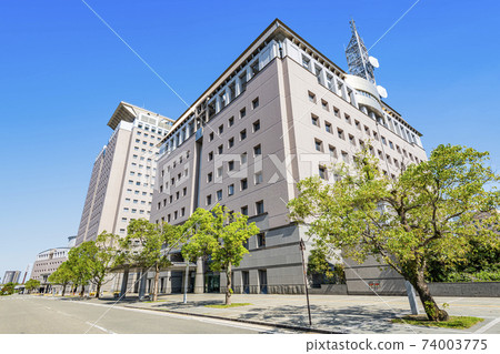 鹿兒島縣鹿兒島市鹿兒島縣警察總部和鹿兒島縣廳 74003775