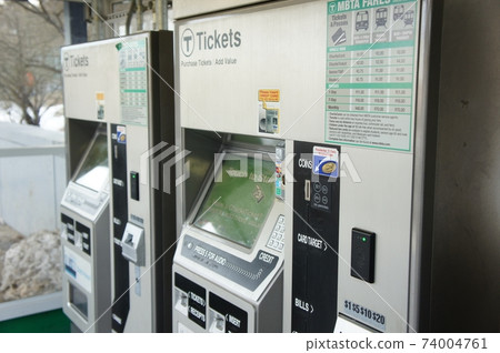 Boston tram ticket vending machine 74004761