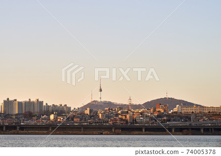 N Seoul Tower, Namsan Tower, Gangbyeonbuk-ro, Yongsan-gu, Han River, Seoul 74005378