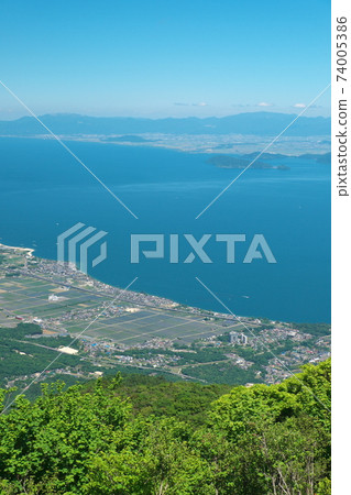 琵琶湖露台琵琶湖滋賀縣美景 74005386