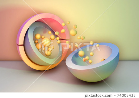 Geometric shapes background Geometric shapes background 74005435