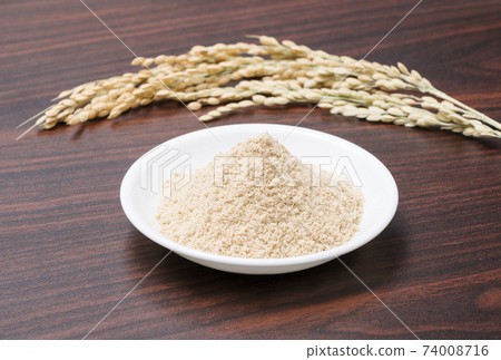 Rice bran and rice bran rice bran diet food healthy food image material Rice bran and rice bran rice bran diet food healthy food image material 74008716