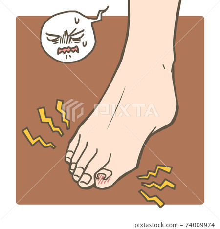 Foot trouble_ingrown nail Foot trouble_ingrown nail 74009974