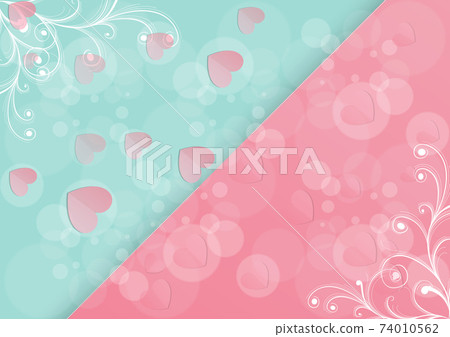 Valentine day concept background, Vector illustration, paper hearts Cute love sale banner or greeting card Valentine day concept background, Vector illustration, paper hearts Cute love sale banner or greeting card 74010562