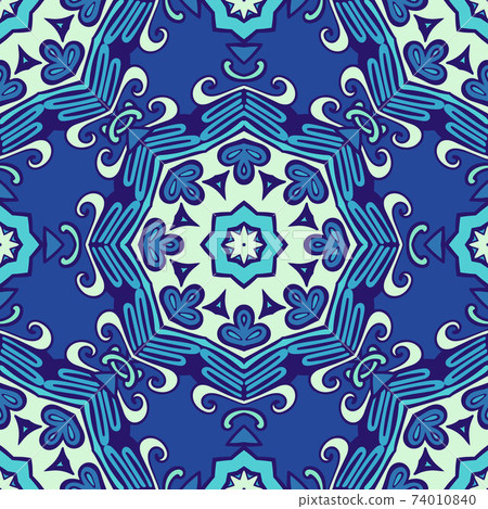 Seamless pattern vector portuguese Seamless pattern vector portuguese 74010840