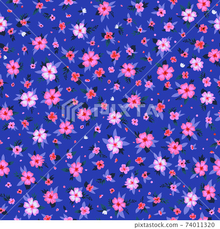 Seamless spring floral pattern 1 Seamless spring floral pattern 1 74011320