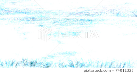 Blue ocean background illustration. Turquoise landscape paint design Blue ocean background illustration. Turquoise landscape paint design 74011325