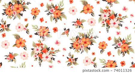 Seamless spring floral pattern 1 Seamless spring floral pattern 1 74011326