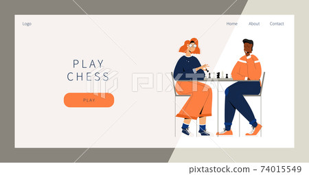 Play chess landing page.  74015549