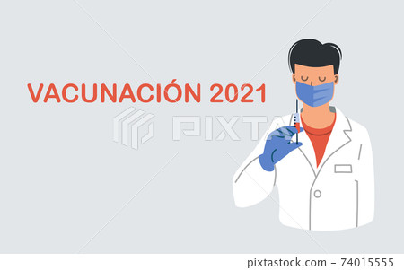 vector, vaccination, doctor 74015555