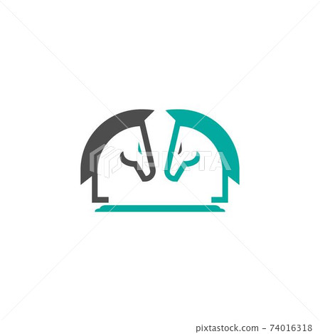 Horse logo icon design template vector 74016318