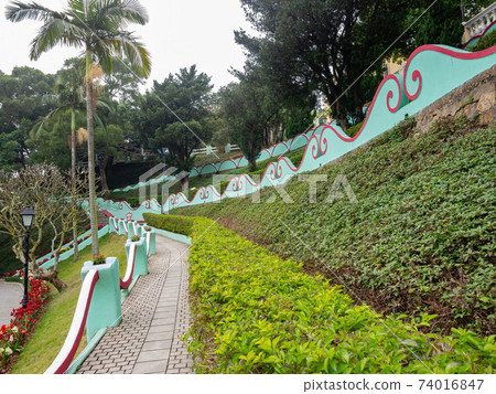 Cloudy view of the garden of Taipa Houses Museum Cloudy view of the garden of Taipa Houses Museum 74016847