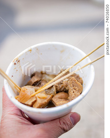 Close up shot of a bowl of bovine offal Close up shot of a bowl of bovine offal 74016850