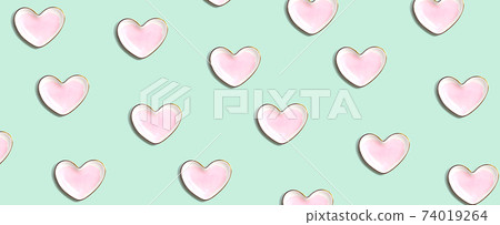 Appreciation theme with heart dishes Appreciation theme with heart dishes 74019264