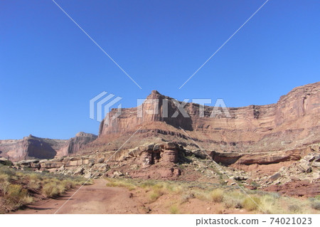Superb view of rocky mountains in Moab, Utah Superb view of rocky mountains in Moab, Utah 74021023