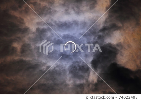 May 21, 2012 An annular solar eclipse immediately after the complete circle is over 74022495