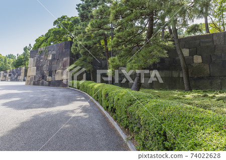 故宮東御苑前江戶城二之丸三之丸故宮石垣 故宮東御苑前江戶城二之丸三之丸故宮石垣 74022628