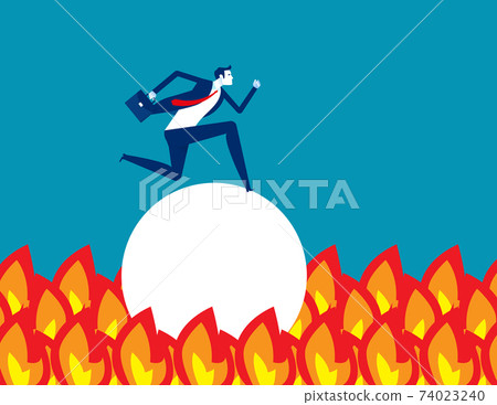 Break through the flame continue to move forward 74023240