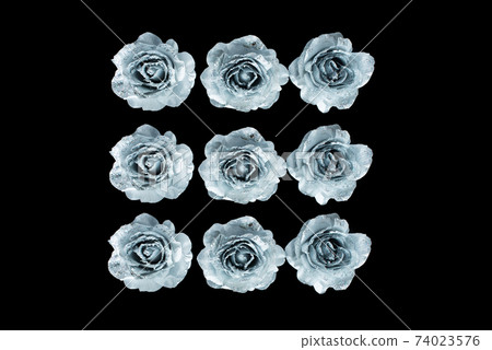 Black background for text with silver glittering Black background for text with silver glittering 74023576