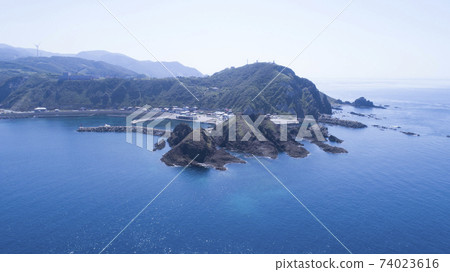 << Aomori Prefecture >> Aerial view Cape Tappi 74023616
