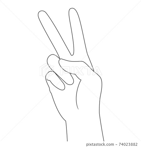 peace sign peace sign 74023882
