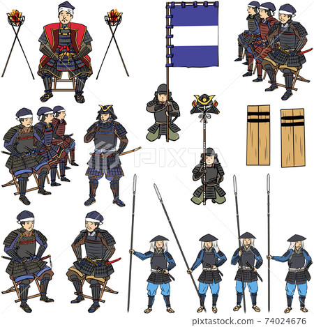 Japanese-style image Battle people set 1 74024676