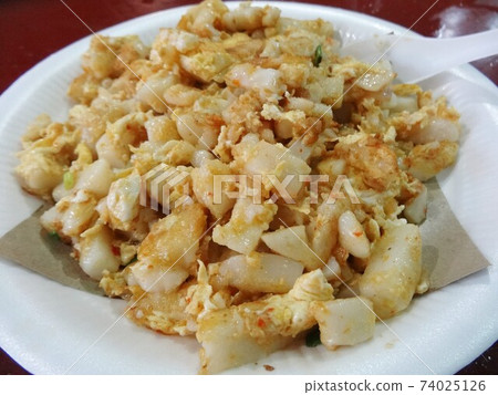 Hawker radish cake at hawker 74025126