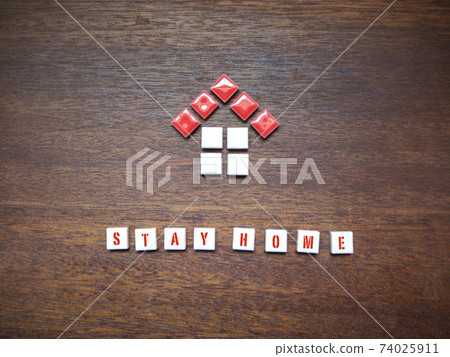 呆在家自製瓷磚藝術背景材料STAYHOME電暈 呆在家自製瓷磚藝術背景材料STAYHOME電暈 74025911