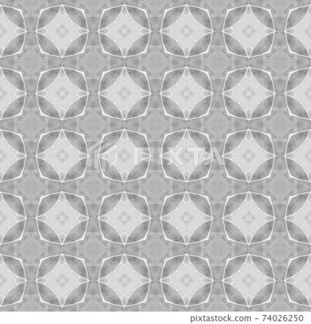 Ethnic hand painted pattern. Black and white Ethnic hand painted pattern. Black and white 74026250