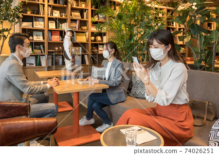 咖啡廳的新生活方式 咖啡廳的新生活方式 74026251