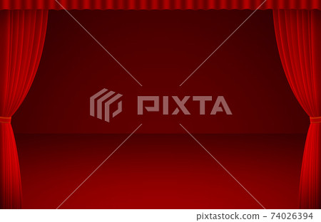 劇院幕布背景素材 74026394