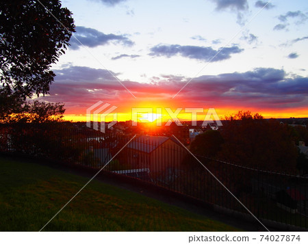 Sunset from Sydney Observatory Park 74027874