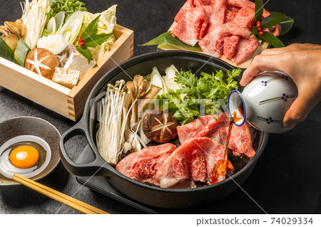 優質日本牛肉壽喜燒 74029334