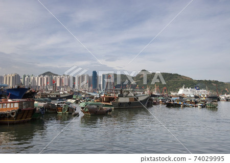 the Shau kei wan Typhoon Shelter, hong kong 17 June 2006 the Shau kei wan Typhoon Shelter, hong kong 17 June 2006 74029995
